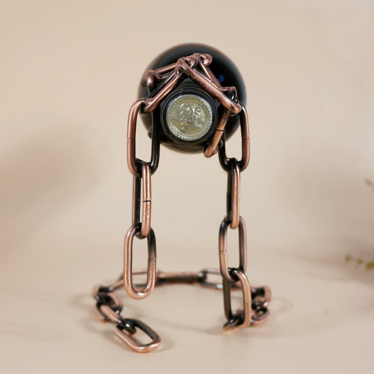 Magic Iron Chain Wine Holder