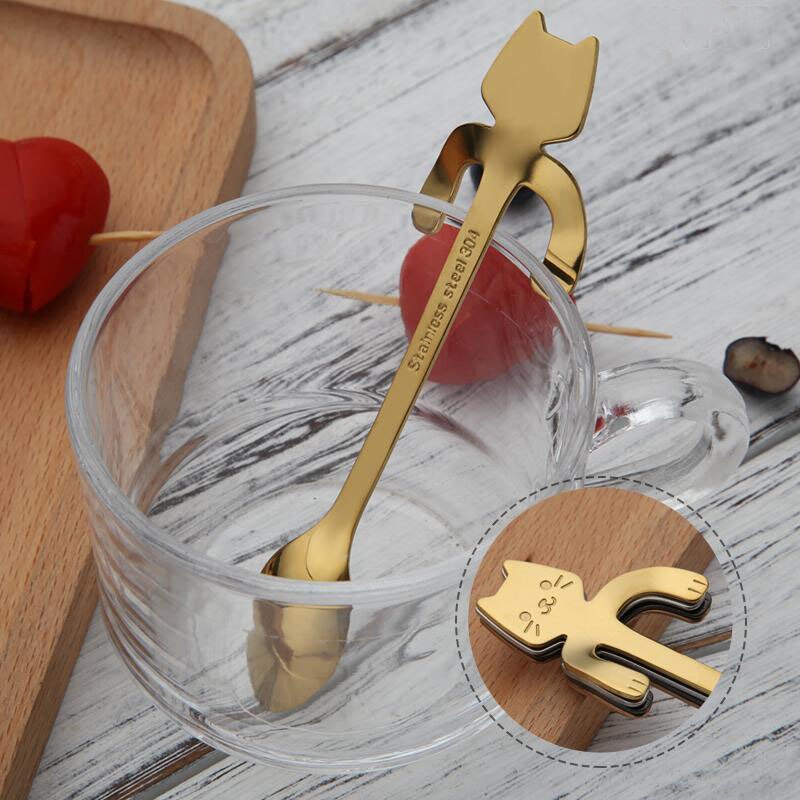 Stainless Cat Teaspoon